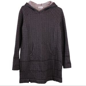 TELLURIDE Sweater Dress Wool Blend in Brown Size Medium